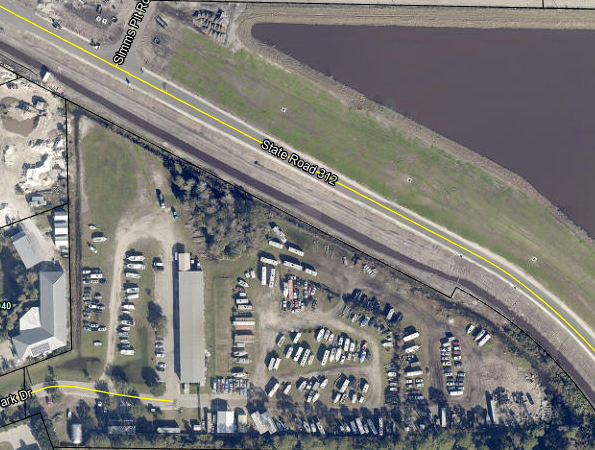 Arial of Douglas Storage Park