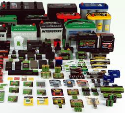 Array of Interstate Batteries available